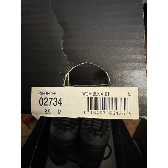 NIB Bates Enforcer Series Women’s Size 8 1/2M Black‎ 02734 Lace Up Wolverine - Picture 4 of 5